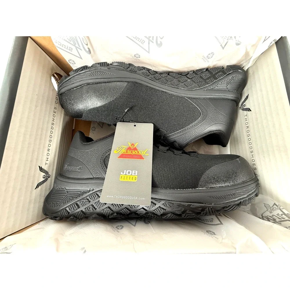 Thorogood 809-6110 Men's Nano-Toe Oxford Work Shoes Black 8.5M New